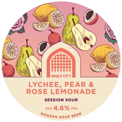 Lychee, Pear & Rose Lemonade