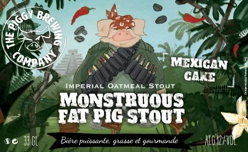 Monstruous Fat Pig Stout Mexican Cake Edition