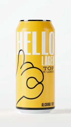 Hello Lager Top W/ Lemon